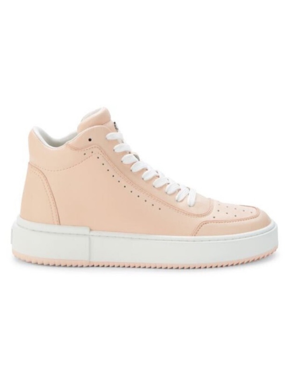 Stuart Weitzman Ryan High Top Leather Sneakers Pink Size EU 39.5 US 9 $425 NWOT